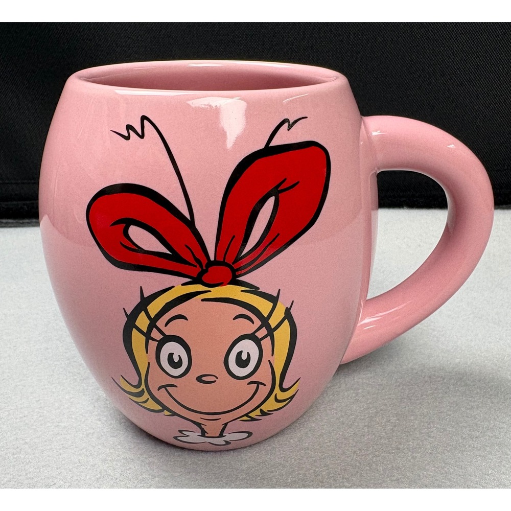 Vandor Dr Seuss Cindy Lou Who Pink Ceramic Mug Whoville VAN53653CD-0812
